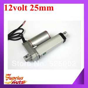 10mm/s Speed, 1inch/ 25mm Stroke 12/24V DC Linear Actuator With 900N/ 90KGS/ 198LBS Load Actuator Linear