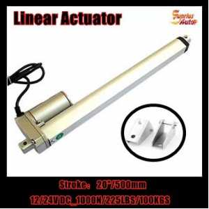 20inch/ 500mm , 12v/24v DC linear actuator with mounting bracket, 1000N/100KGS load electric linear actuator with low price!!!