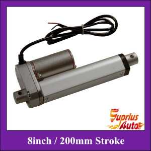 Electric linear actuator 12V 24V dc motor 200mm stroke linear motion controller 100/250/350/450/600/750/900/1000/1200N