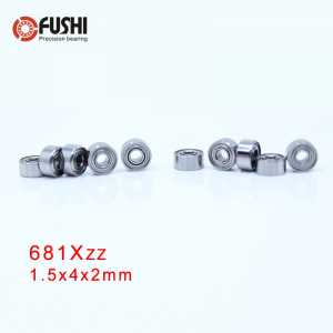 681XZZ  ABEC-5 (100 PCS)   L-415ZZ  1.5X4X2mm  Miniature Ball Bearings W68/1.5ZZ