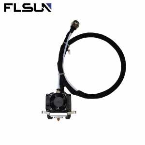 FLSUN 3D Printer Parts 1.75mm Filament with V6 heat-end with 0.4mm Brass Nozzle 24V Cooling Fan effector For QQ-S PRO