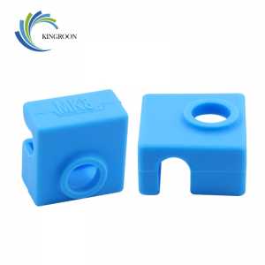 KINGROON 5pcs Silicone Sock Cover For MK7 MK8 Heated Block Case Silicone Insulation Cover For Anet a6 a8 i3 3D Printer Parts