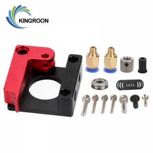 KINGROON MK8 Extruder Upgraded Aluminum Alloy Block Bowden 3D Printer Parts Full Metal MK8 Remote Extruder For CR-10 Ender3