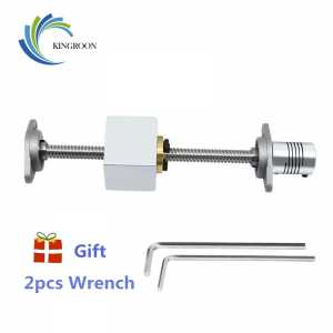 New Horizontal T8 Lead Screw Kit Lead Screw+KFL08 Brackets+Coupling+T8 Nut Conversion Seat+T8 Copper Nut CNC 3D Printer Parts