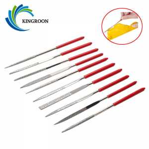 KINGROON 5pcs 10pcs 140*3mm Needle File Set Diamond Handy Tool for Ceramic Glass Gem Stone Hobbies Crafts 3D printing model File