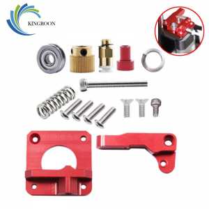 KINGROON Upgraded MK8 Extruder Aluminum Alloy Block Bowden Extrusion CR10 Extruder Block 3D Printer Parts For MK8 CR10 Ender 3