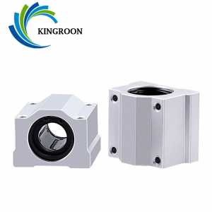 KINGROON 2pcs Linear Motion Ball Bearing Slide Block Bushing SCS8UU SC10UU SCS12UU SCS16UU Linear Shaft CNC 3D Printer Parts