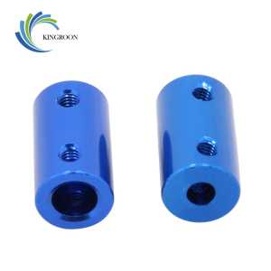 5pcs/lot Aluminum Alloy Coupling 3D Printers Parts Blue Flexible Shaft Coupler 5mm 8mm Screw Part For Stepper Motor Accessories