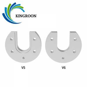 Kossel E3D V5 V6 Aluminum Block Mount Plate U-shaped Block Hotend J-head Hot End 3D Printer Parts Aluminium U Shaped Bracket