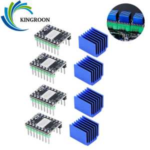 KINGROON MKS TMC2226 Stepper Motor Driver Stepstick Mute TMC2209 TMC2208 UART 3D Printer Parts For SKR V1.3 SKR V1. 4 Turbo