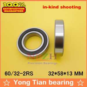 1pc High quality ABEC-5 Z2V2 EMQ  Non-standard bearing 60/32 60/32-2RS 32*58*13 mm deep groove ball bearing