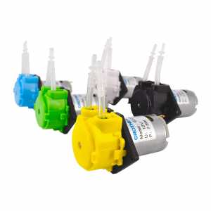 12V colour dosing pump peristaltic pump with motor and tube for Aquarium Lab Analytical water tubing hose pump by GROTHEN