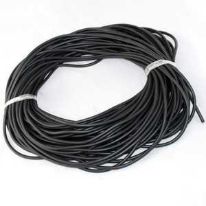 1.5mm,2mm,3mm,4mm,5mm,6mm NBR rubber solid round tube bar oil-resistant rubber seal tube