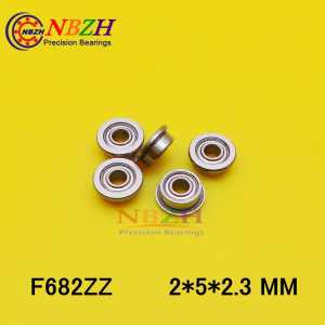 free shipping flange bearing Thin wall deep groove ball bearings F682 F682ZZ DDFL520ZZ 2*5*2.3 / 2*5*6.1*2.3*0.6 mm