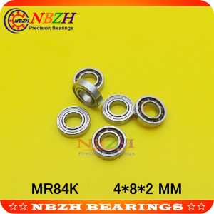 NBZH sale price  10piece/lot miniature bearing MR84Z MR84 L840 OPEN 4*8*2 MM for Rc hobby and Industry MR84K SMR84 SUS440C