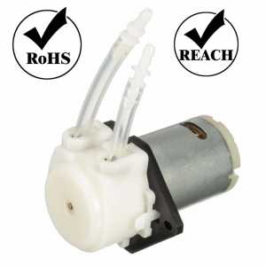 GROTHEN Low Price High Quality DC 12v Lab Dosing Pump Peristaltic Head Chemical Water Liquid