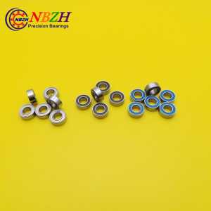 NBZH sale price 50 PCS  L-840-2RS,MR84-2RS 4X8X3mm Shigh precision Blue rubber seal cover 50pcs/lot