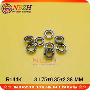 High Speed dental handpiece bearing R144 OPEN R144K  3.175*6.35*2.381 air turbine bearing 1/8X1/4X0.0937 inch SR144 SUS440C