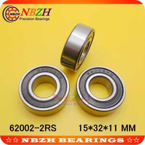 Special bearings 62002 2RS 62002-2RS 949100-3660 317-2RS B15-70D  15*32*11mm Double Shielded Deep Ball Bearings Large breadth