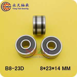 10pcs High quality ABEC-5 Z2V2 B8-85D B8-23D  608RS 608 high quality Auto bearing 8*23*14 mm