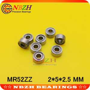 MR52 MR52ZZ MR52RS  SMR52ZZ  MR52-2Z MR52Z MR52-2RS ZZ RS RZ 2RZ L-520ZZ 638/2X2 Deep Groove Ball Bearings2*5*2.5mm High Quality