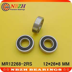2pcs 6000/12 2RS  Bicycle wheel bearing repair parts MR12268 12268-2RS 600/12-2RS 12*26*8 mm