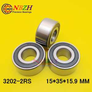 5202 2RS Bearing 15 x 35 x 15.9 mm Axial Double Row Angular Contact 5202RS 3202 2RS 3056202 Ball Bearings