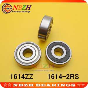 High quality 1614-2RS 1614 RS Bearings 3/8" X 1-1/8" X 3/8" inch Radial Ball Bearings 1614 RS 1614Z 1614ZZ 9.525*28.575*9.525 MM