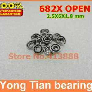 High Quality 682X OPEN 2.5*6*1.8 mm metric miniature deep groove ball bearing 682X ABEC-5