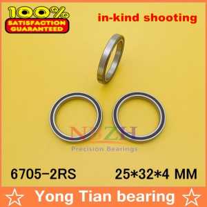 6705-2RS 6705 6705RS 6705-2RZ chrome steel bearing 25x32x4 mm ABEC-5