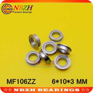 MF106-2Z MF106ZZ MF106 F676 F676-ZZ F676ZZ F676-2Z F676Z zz z 2z Flange Deep Groove Ball Bearings 6 x 10 x 3mm High Quality