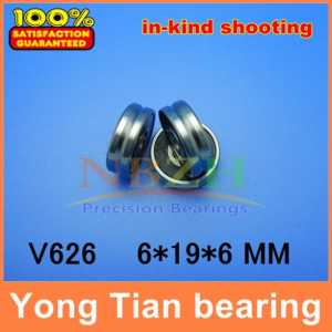 V grooved straightener guide wheel bearings A603ZZ V626-2RS V120  6*19*6 mm pulley bearings  V626ZZ 626VV V626