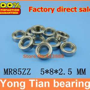 NBZH sale price 500pcs/lot  Wholesale Double Shielded Miniature Ball Bearings MR85ZZ 5*8*2.5 mm