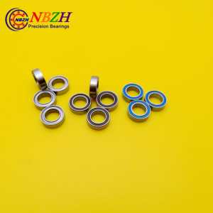 NBZH Blue rubber seal double rubber sealing cover miniature deep groove ball bearing MR117 RS MR117-2RS  7*11*3 mm