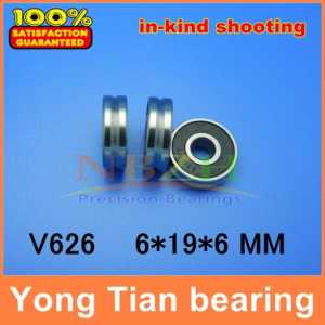 NBZHV grooved straightener guide wheel bearings A603ZZ V626-2RS V120  6*19*6 mm ABEC-5 pulley bearings  V626ZZ 626VV V626