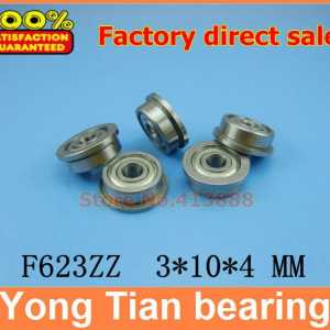 F623 SF623 SF623ZZ F623ZZ F623-2Z F623Z zz z 2z Flange Flanged Deep Groove Ball Bearings 3 x 10 x 4mm High Quality 3*10*4 MM