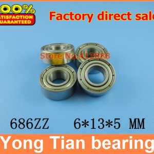 NBZH sale price (1pcs) thin wall deep groove ball bearing 686ZZ  686-2RS S686ZZ S686-2RS 6*13*5 mm