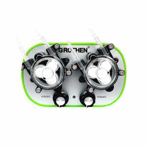 Peristaltic Pump Dosing Pump Peristaltic Liquid Pump,  Adjustable Flow rate 66ml/min to 320ml/min GROTHEN G728-2