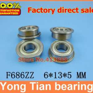 F686 F686-ZZ F686ZZ F686-2Z F686Z zz z 2z DDLF-1360ZZ Flanged Flange Deep Groove Ball Bearings High Quality 6*13*15*5*1.1 mm