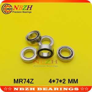miniature bearing MR74 MR74Z OPEN / Single sealed 4*7*2 MM for Rc hobby and Industry MR74K