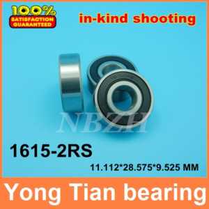 10pcs free shipping High quality inch bearings 1615-2RS 7/16"x1 1/8"x3/8" inch 11.112*28.575*9.525 mm