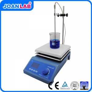 SH-4C Digital Magnetic Stirrer HotPlate, 19x19cm Ceramic Panel, 100-2000 RPM, 5L Volume, Temperature Control and Display!
