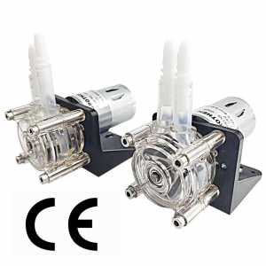 DC 12V/24V large flow peristaltic pump dosing pump anti-corrosion for aquarium lab analytical water max flow rate 400ml/min