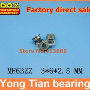 MF63ZZ F673 F673-ZZ F673ZZ F673-2Z F673Z zz z 2z MF63-ZZ MF63 Flanged Flange Deep Groove Ball Bearing 3 x 6 x 2.5mm High Quality