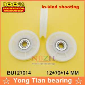 BU127014 U / V grooves Plastic nylon rope pulley 12*70*14