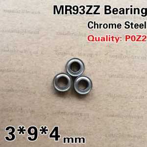 [CMMR93ZZ-P2]Free Shipping 10pcs machine accessories micro ball bearing MR93ZZ MR93-2ZZ bearing 3*9*4