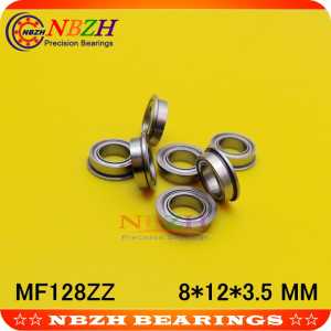 MF128-2RS SMF128ZZ MF128ZZ MF128 F678 F678-ZZ F678ZZ F678 F678Z 2z Flanged Flange Deep Groove Ball Bearings 8*12*13.6*3.5*0.8 mm