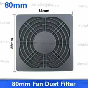 [Filter-80mm]10pcs Free shipping AC flow fan dustproof filter net 80mm*80mm fan ABS fan net filter