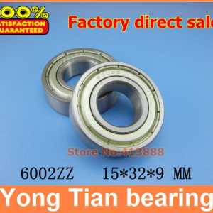 (1pcs) Double Shielded Miniature Deep Groove Ball Bearings 6002ZZ 12*32*9 mm