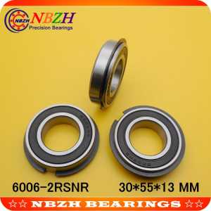 Bearing 6000 6001NR 6002NR 6003NR 6004NR 6005NR 6006 ZZ -2RS NR With a Locating Snap Ring Slot C Clip Ball Bearings